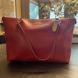 Coach Red Shoulder Bag